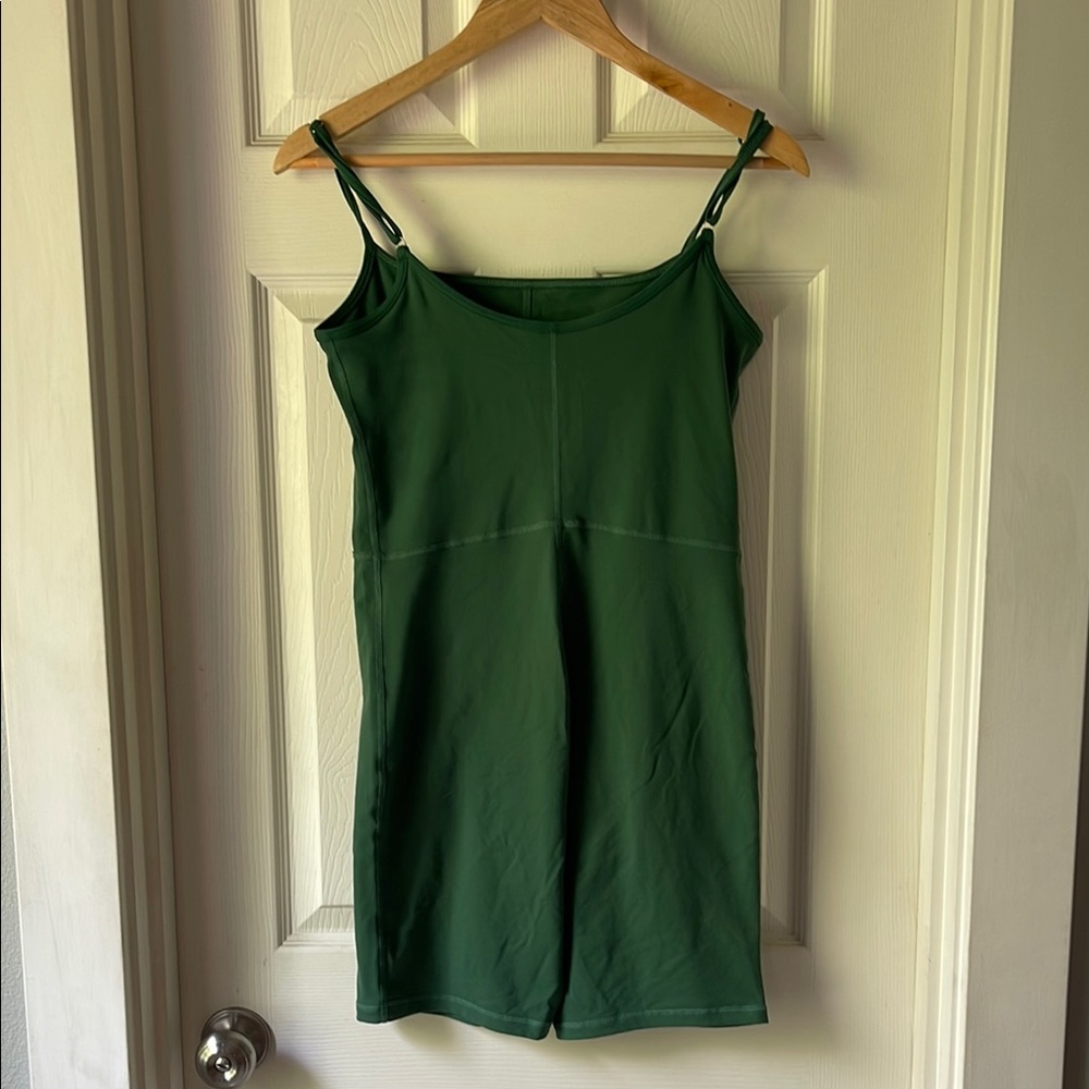 Green Bodycon Romper/unitard - Picture 4 of 4